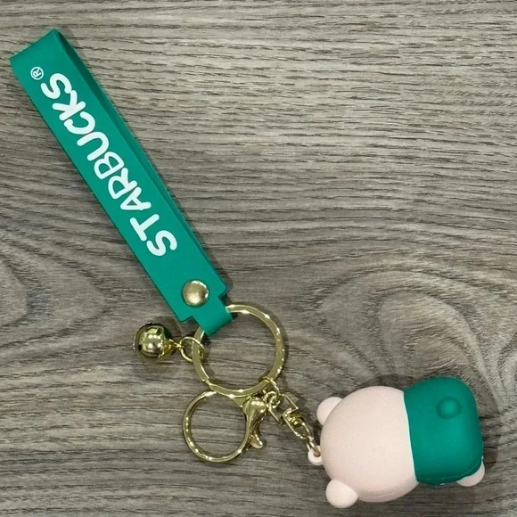 STARBUCKS BRANDED KEY CHAIN NIB - Picture 5 of 15